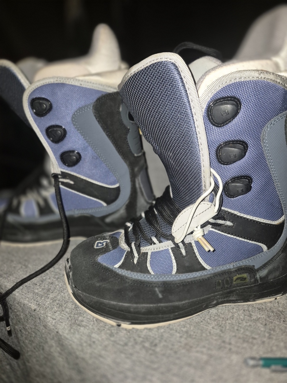 Burton Blue and Black Women's Winter Boots
